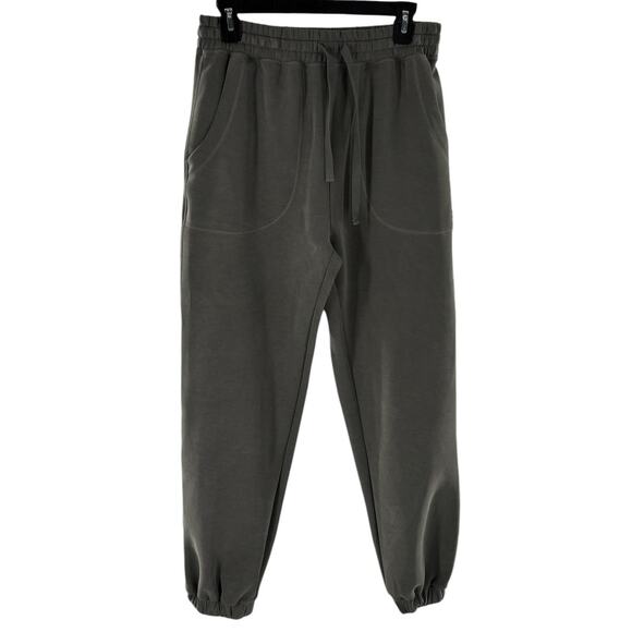 Sweaty Betty Green Sand Wash Sweatshirt Joggers Sweatsuit Set - Picture 7 of 12